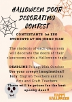 Halloween door decorating contest for 1st ESO