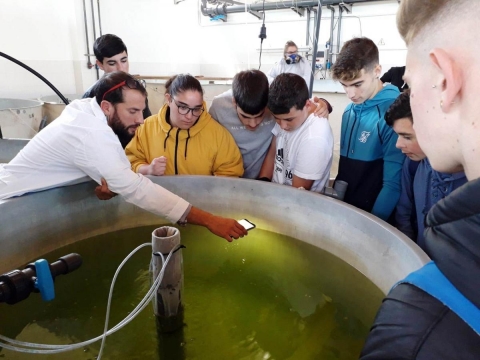 4º de ESO visita los CFGM del IES Sancti Petri y del CPIFP Marítimo Zaporito