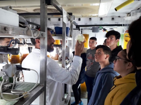 4º de ESO visita los CFGM del IES Sancti Petri y del CPIFP Marítimo Zaporito