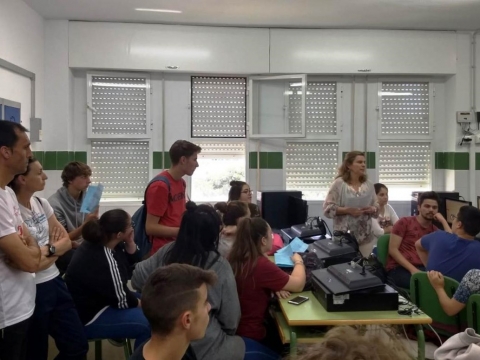 4º de ESO visita el CFGM de Gestión Administrativa del IES Bahía