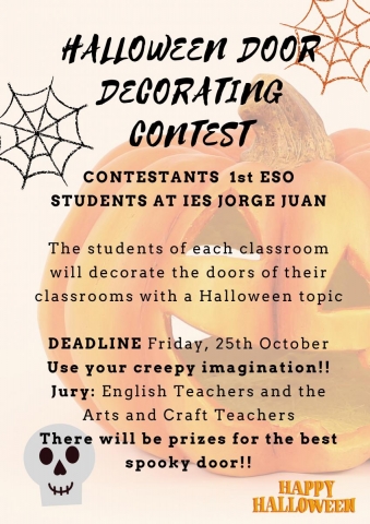 Halloween door decorating contest !! (continuación)