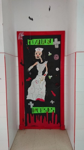 Halloween door decorating contest !! (continuación)