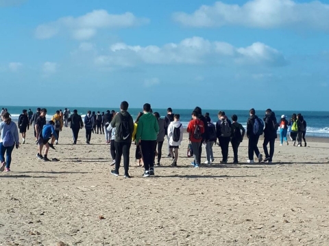 2º de ESO sale a hacer fotos a la Punta del Boquerón