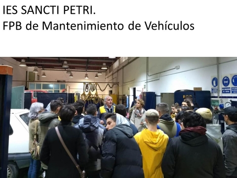Jornadas de puertas abiertas en los centros de FPB de San Fernando
