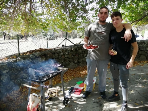 2º de Bachillerato practica senderismo y orientación en Ubrique