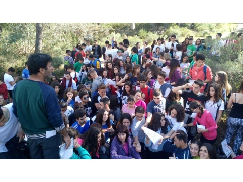 Alumnos de 1º de Bachillerato realizan actividades deportivas en el entorno de Ardales (Málaga)