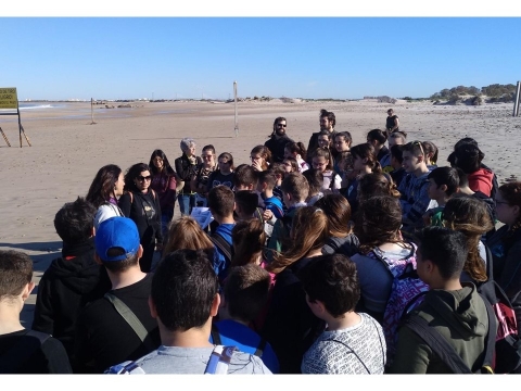 1º de ESO A y D conocen la flora y fauna de Camposoto