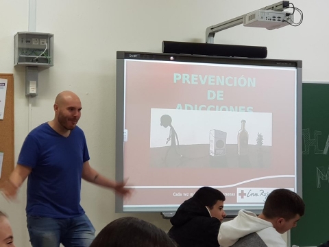 Taller de prevención de adicciones en 4º de ESO