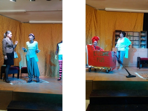 Representación teatral en el IES Jorge Juan 