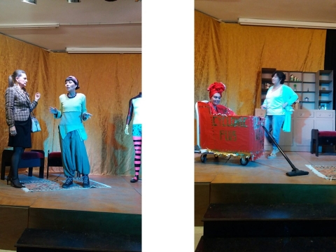 Representación teatral en el IES Jorge Juan 