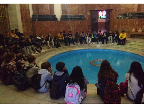 2º de ESO visita el Panteón de Marinos Ilustres