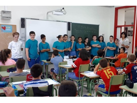 Presentación del "alumnado ayudante" y "colaboradores" 