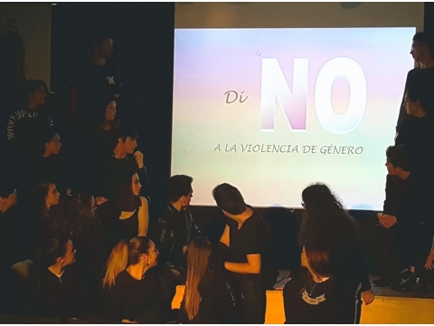 Performance: No a la violencia de género