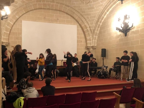 El IES Jorge Juan en la clausura de las Jornadas Provinciales de Flamenco en Jerez