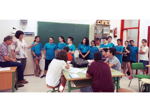 Presentación del "alumnado ayudante" y "colaboradores" 