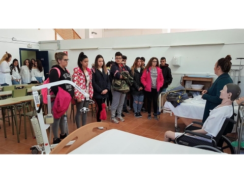 4º de ESO visita Ciclos Formativos de San Fernando