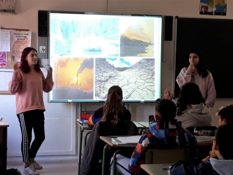 Charlas de reciclaje: alumnado 2º de bachillerato de CTMA