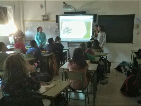 Charlas de reciclaje: alumnado 2º de bachillerato de CTMA