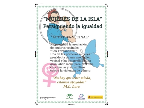 Hoy nos visita Mariluz Lara Lamela, una de las homenajeadas en la exposición "Mujeres de la Isla"