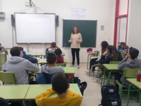 Charla de Higiene Postural en 2º de ESO